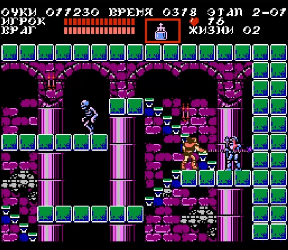 Castlevania III Draculas Curse - геймплей игры Dendy\NES